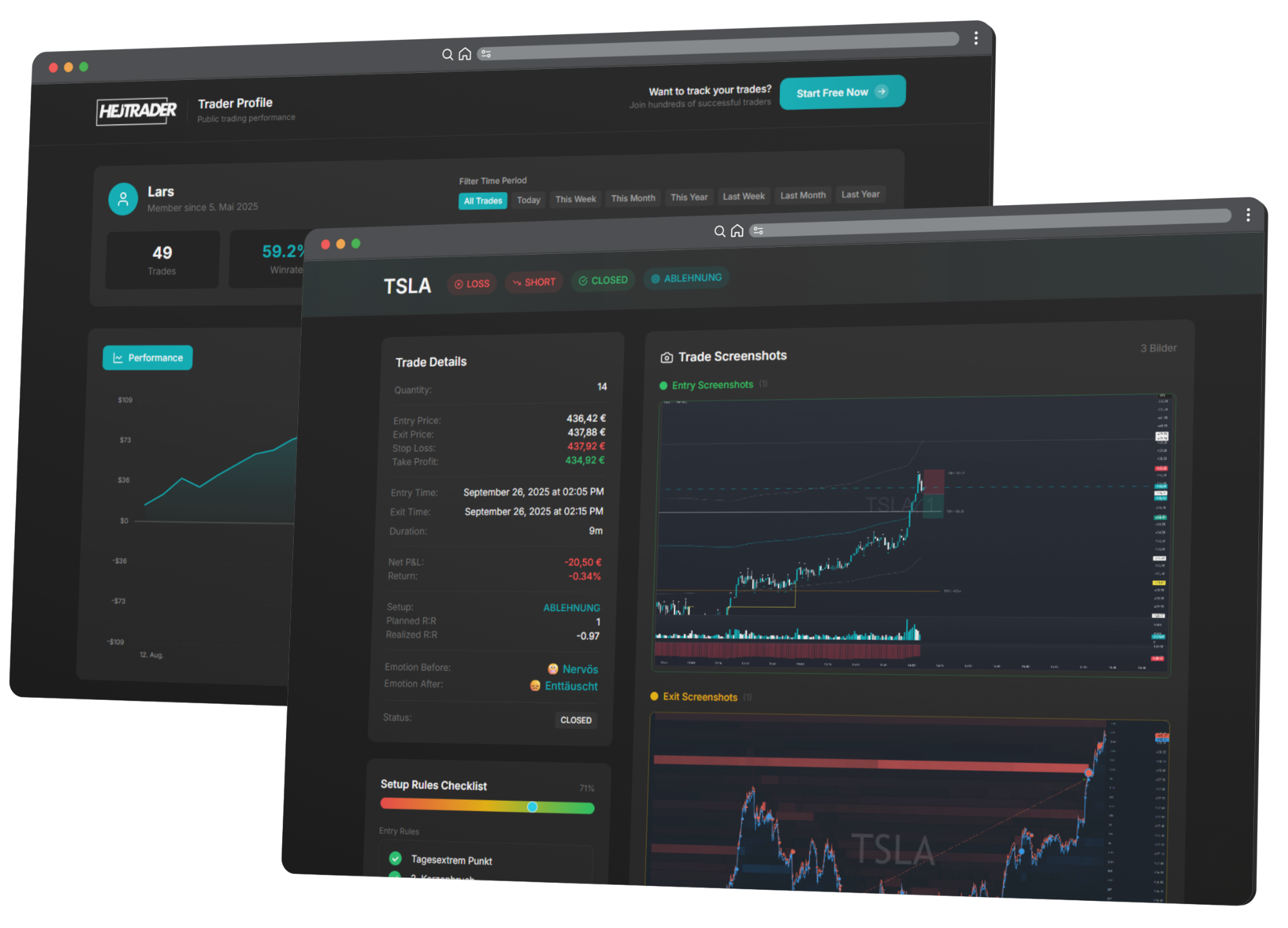 Sharing Features Screenshot